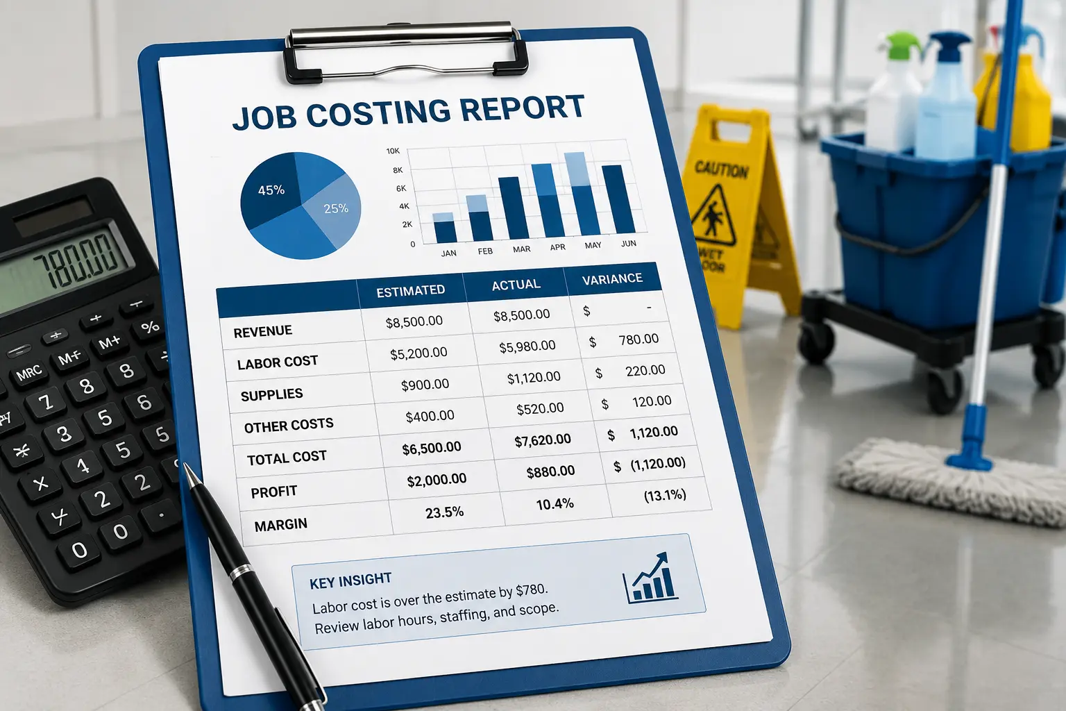 Commercial Cleaning Job Costing